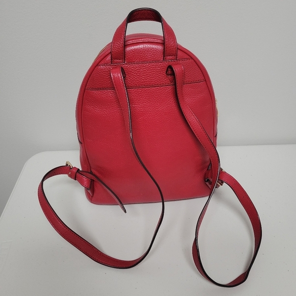 Michael Kors Abbey Medium Pebbled Leather Backpack. - Picture 2 of 16